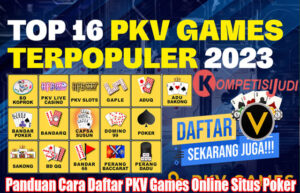 Panduan Cara Daftar PKV Games Online Situs Poker